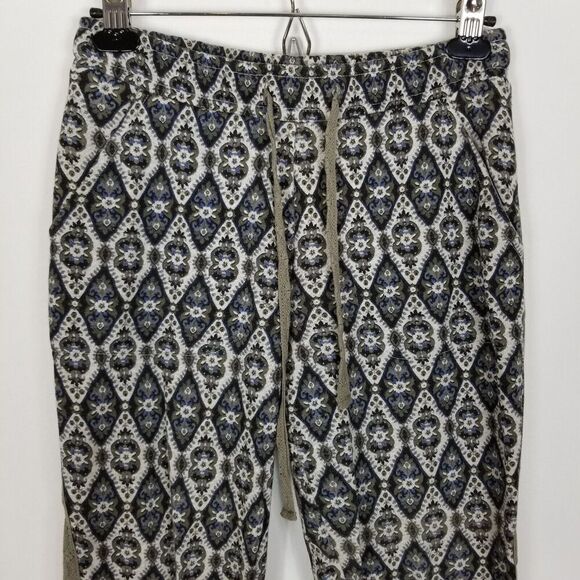 Anthropologie Saturday Sunday Women Printed Knit Pants Size S Drawstring Pull On - Picture 2 of 9